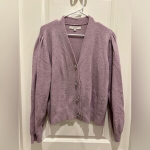 LOFT Lavender Cardigan